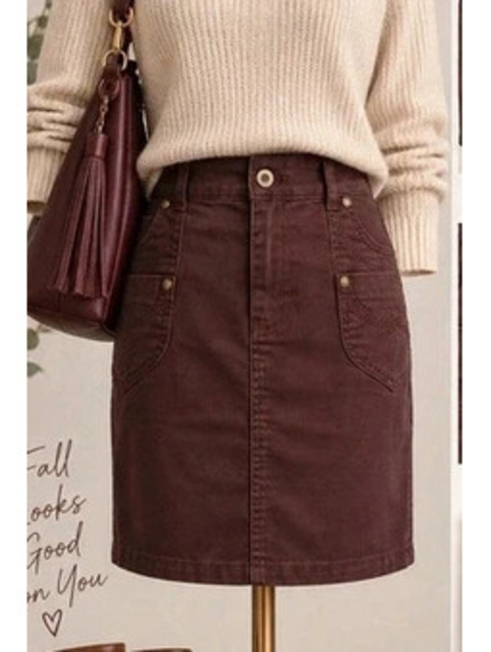 Christopher & Banks Plum Skirt | Women's Size 4